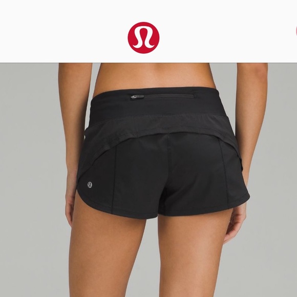 Lululemon- Speed Up Low-Rise Lined Short 2.5" - size 6 - Picture 1 of 7